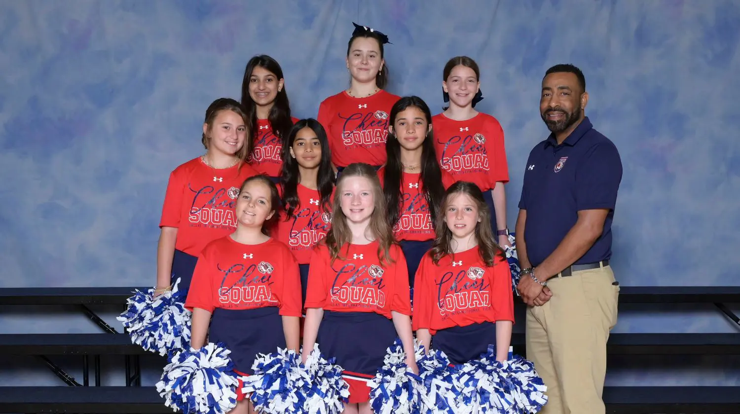 DIS MS Cheer team photo.