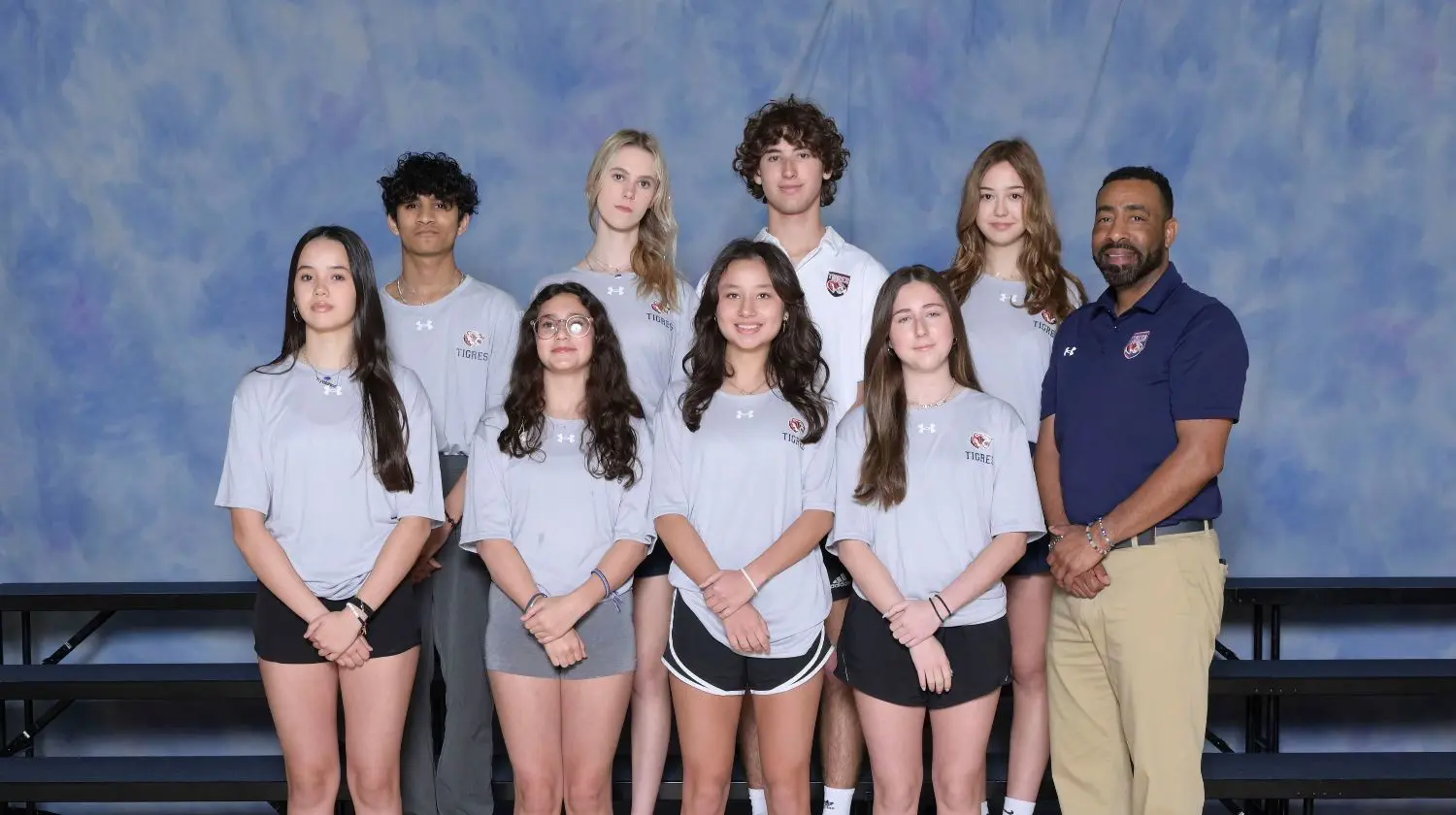 HS Tennis team photo.